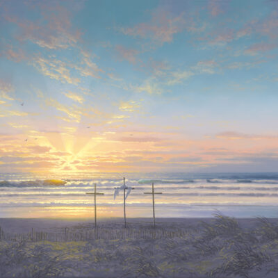 Glorious Rising Sun 14x18" by Roy Tabora