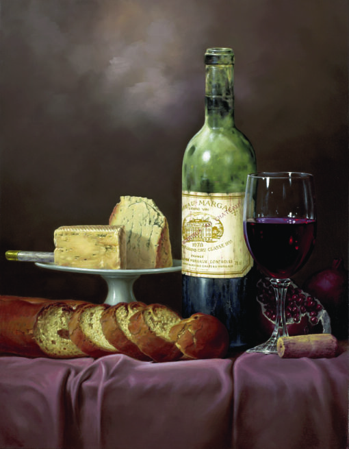 Afternoon Sip 14x18" by Rino Gonzalez
