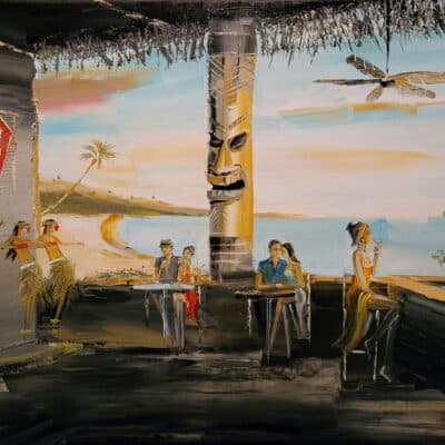Cocktails in the Tiki Room by 20x24 by Chuck Joseph