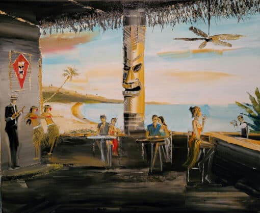 Cocktails in the Tiki Room by 20x24 by Chuck Joseph