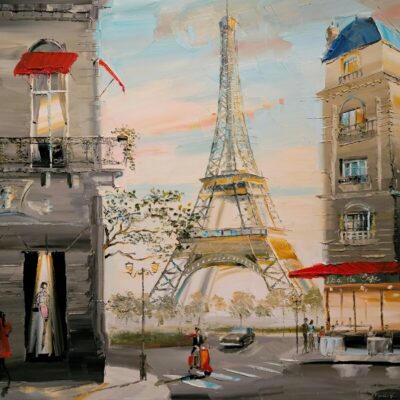 Parisian Views 24x30 by Chuck Joseph