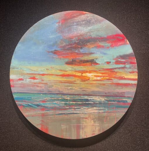 Sunsets And Daydreams 18" Oil on Wood by Steven Quartly