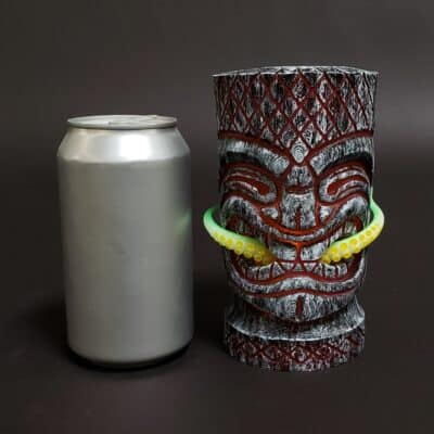 Miniature Mana Tiki Blue Fire Plug-In Octopus Bite with Blue Green Tentacles by Yuri Everson