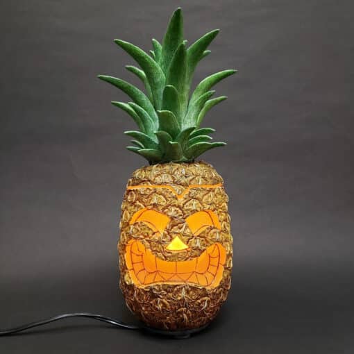 Pineapple Mana Lantern Tiki Leaf Top by Yuri Everson