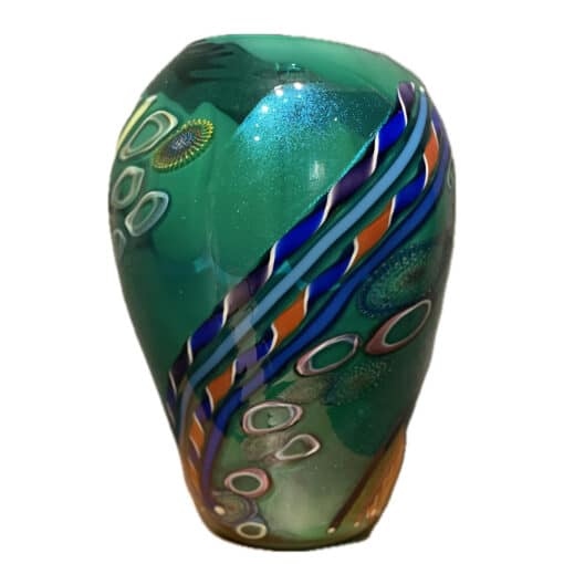 Murrini Vase 2 by Seattle Glass