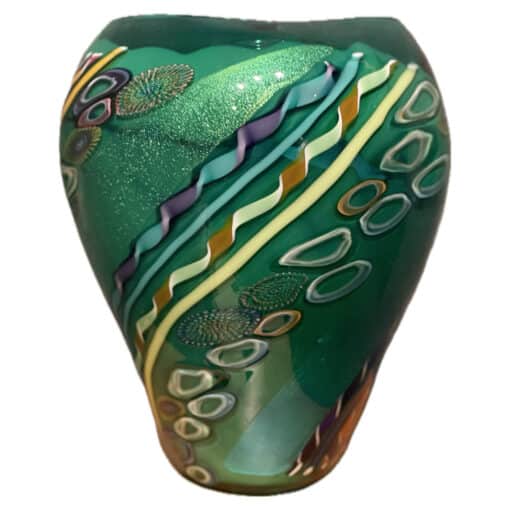 Murrini Vase 3 by Seattle Glass