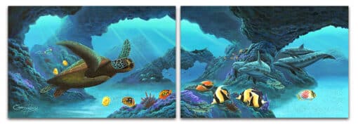 Ocean Ohana 20x60 by Ernest Young