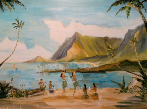 Hawaiian Ohana 30x40 by Chuck Joseph