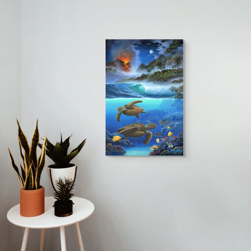 island paradise 24x36 (room-mockup) Ernest Young