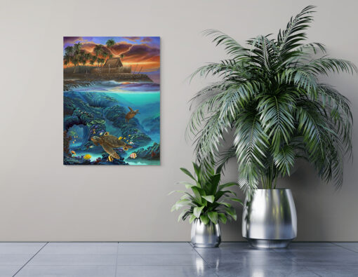 puuhonua o honaunau 36x48 (room-mockup) Ernest Young