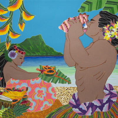 In Praise of Le'Ahi 22x30 by Steve Mei_IMP