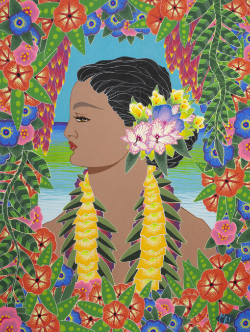 Kumu Hula 24x18 by Steve Mei