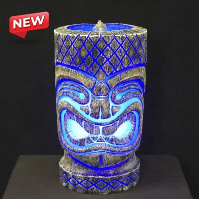 Mana Tiki Blue Fire Tahoe Top by Yuri Everson