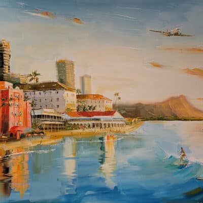 Island Escape 30x40 by Chuck Joseph