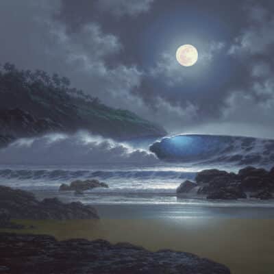 Once In A Blue Moon 30x40 by Roy Tabora